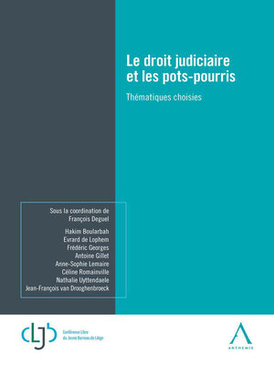 cover image of Le droit judiciaire et les pots-pourris